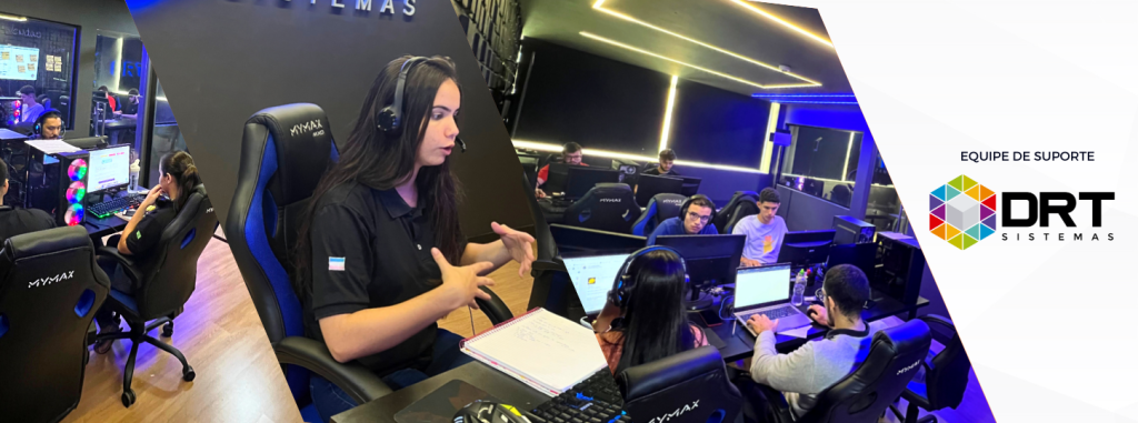 Equipe de suporte para rifas